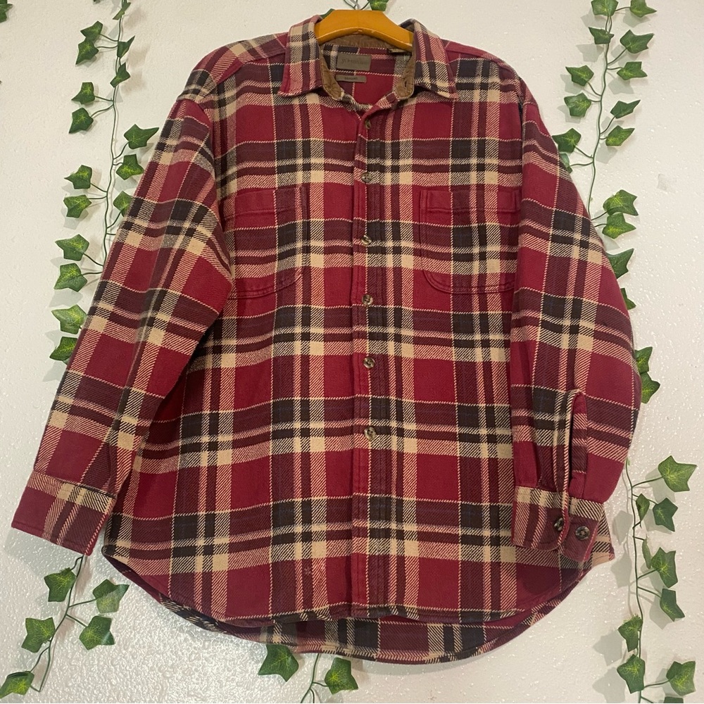 St Johns Bay Heavy vintages Warm Flannel unisex corduroy size XL 100% COTTON